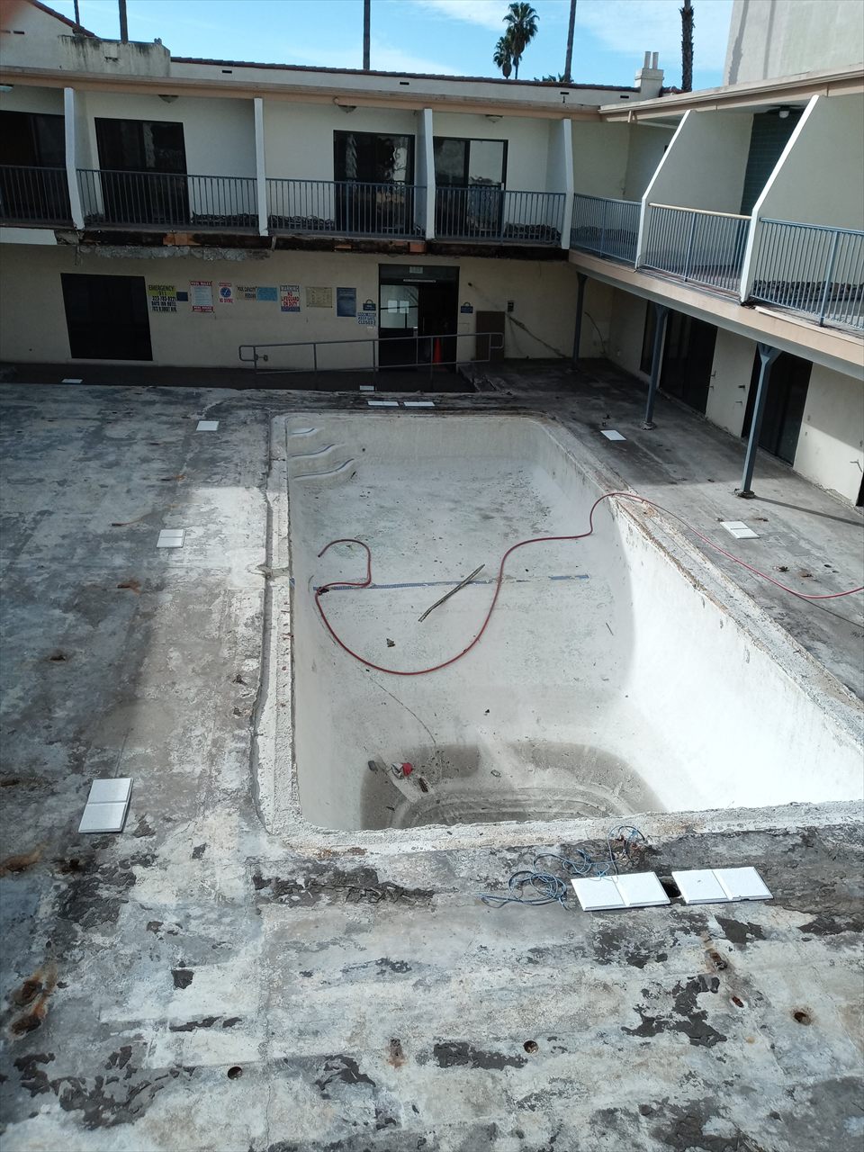 Commercial property renovation in progress
